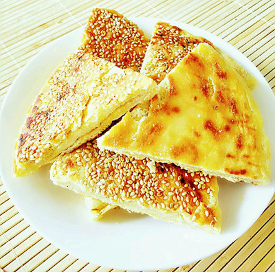 电饼铛 //芝麻香酥饼