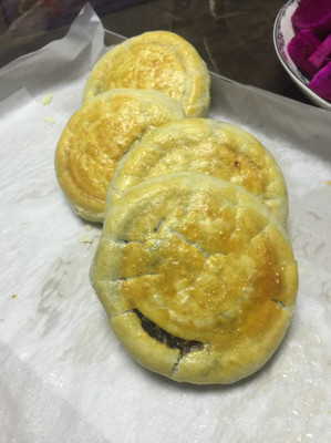红豆香酥饼